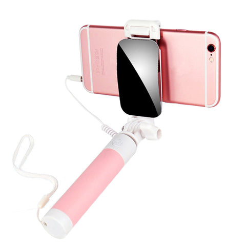 Mini Wired Extendable Handheld Selfie Stick